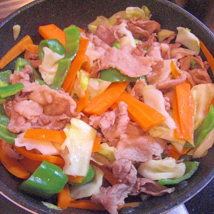 豚肉の中華風野菜炒め